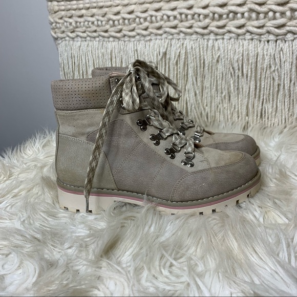 Sole Society Combat Style Boots - Picture 6 of 14